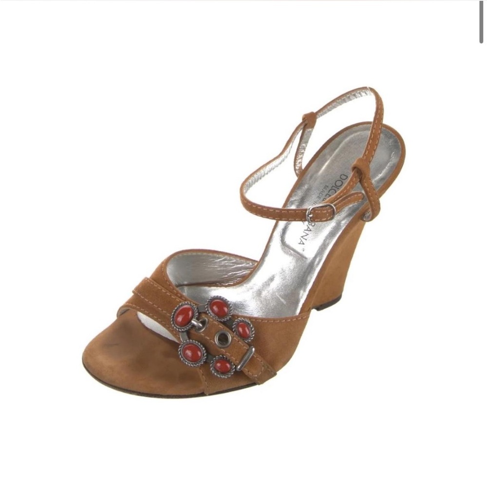 Dolce & Gabbana Western Wedge sz 38